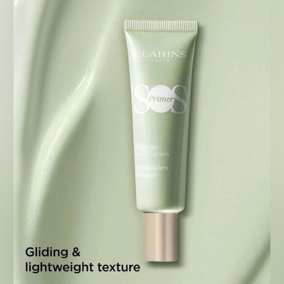 CLARINS - NWT - SOS Primer in Green (04). Corrects Redness. 1 oz/Non-Perfect Box - Picture 7 of 16